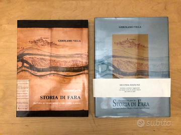 Coppia libri "Storia di Fara" (Gerolamo Villa)