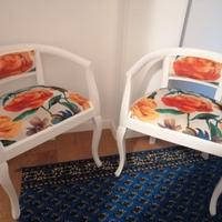 poltroncine rivestite e rimodernate