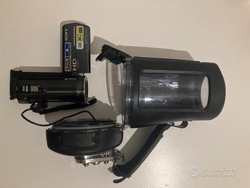 Videocamera Sony DR-CX155+custodia subacquea