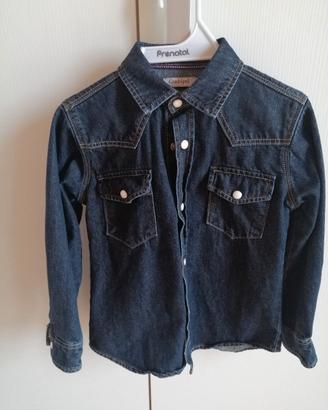 Camicia denim bambino