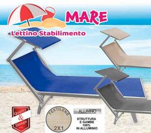 Lettino Mare tipo Stabilimento 