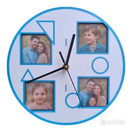 Orologio da parete portafoto -  bimbo/bimba -