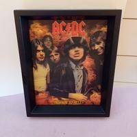 quadro effetto tridimensionale AC/DC
