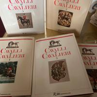 Cavalli e cavalieri, enciclopedia 5 volumi complet