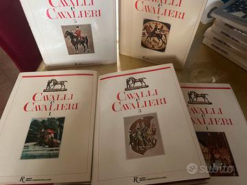 Cavalli e cavalieri, enciclopedia 5 volumi complet