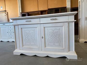Credenza in legno nuova bianca