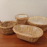 lotto cestini paglia 