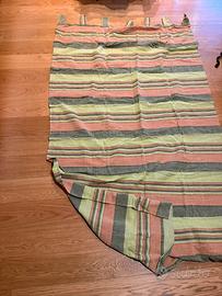 Tende nuove color arancio e verde