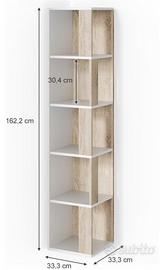 Scaffale Libreria Angolare