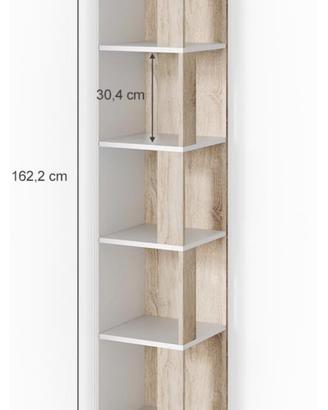 Scaffale Libreria Angolare