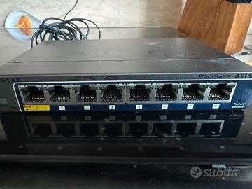 Switch Smart Gigabit Ethernet 8 porte  1 porta PD