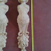 8 sculture in legno 