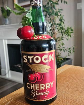 Bottiglia liquore stock cherry brandy d'epoca