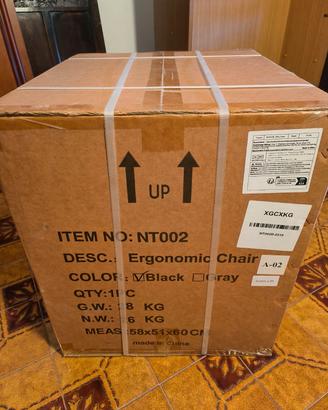 sedia ergonomica newtral NT002