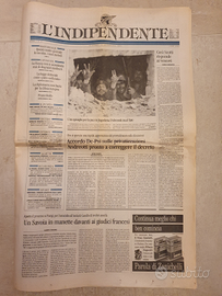 Nro 1 del giornale "L'Indipendente" 1991