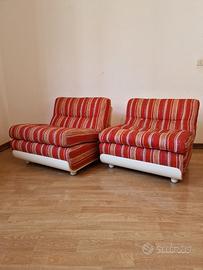 2 Poltrone Vintage Anni '70, Amanta Mario Bellini