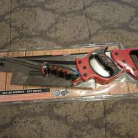 set taglio 3 seghe legno