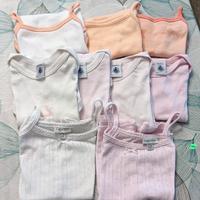 7 body bambina 18 mesi +2 canottiere 24/30 mesi