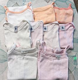 7 body bambina 18 mesi +2 canottiere 24/30 mesi