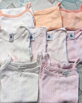 7 body bambina 18 mesi +2 canottiere 24/30 mesi