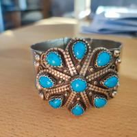 Bracciale in argento 925 e turchese