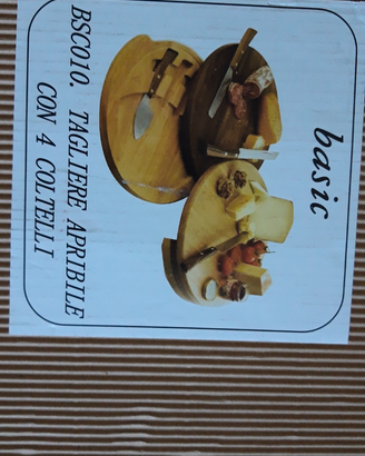 Tagliere rotondo apribile