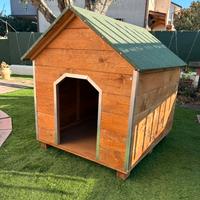 Cuccia per cane/gatto da esterno in legno S M L XL