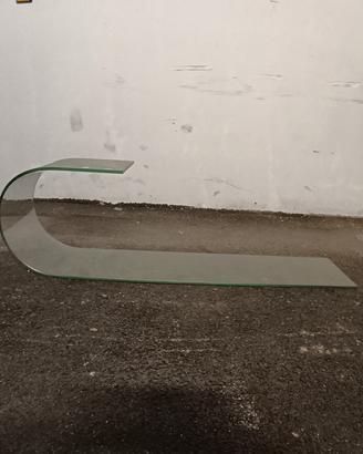 Mensole in cristallo curve