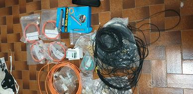 Visual fault finder + materiale fibra ottica