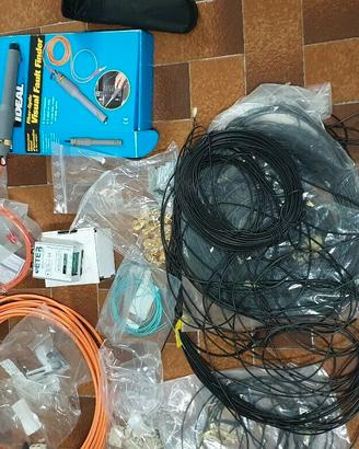 Visual fault finder + materiale fibra ottica