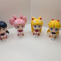 Set Completo 6 pezzi Statuette Sailor Moon - 7 cm