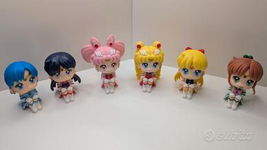 Set Completo 6 pezzi Statuette Sailor Moon - 7 cm