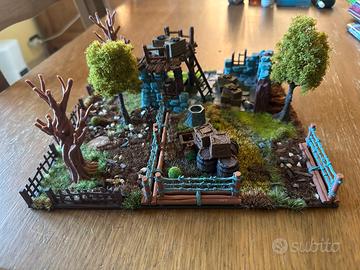 Diorama interamente fatto a mano