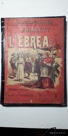 L'EBREA - FROMENTAL HALEVY ED. RICORDI 1905