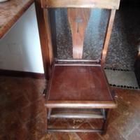 vecchia sedia inginocchiatoio