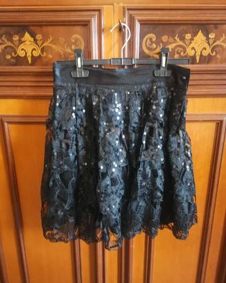 Minigonna Versace sport  vintage nera 