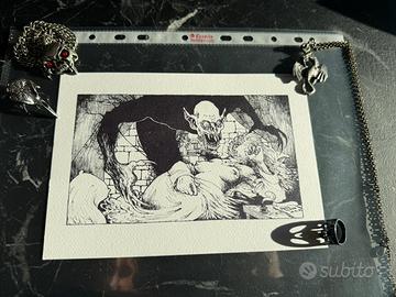 Abbraccio delle tenebre - stampa formato A5