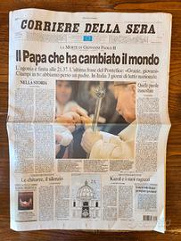 Corriere Della Sera Morte Papa Giovanni Paolo II