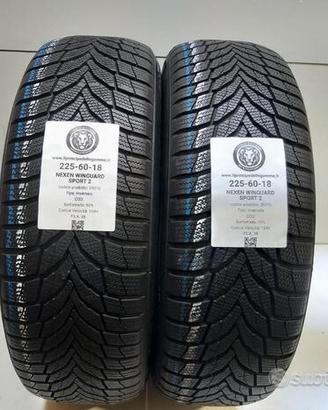 2 gomme 225 60 18 nexen a39376