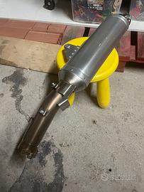 BMW gs 1200r scarico allumonio