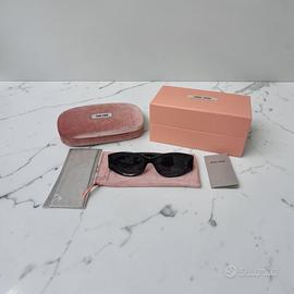 Miu Miu SMU 11W Glimpse - Occhiali da sole neri 