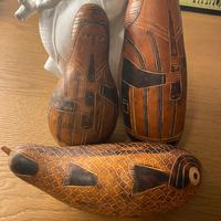 TRE MARACAS ORIGINALI PERUVIANE