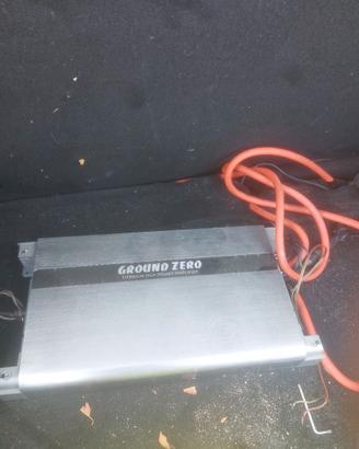Amplificatore grond zero 1300 rms perfetto