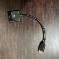 HDMI a VGA Converter Cavo Adattatore con 3.5 mm