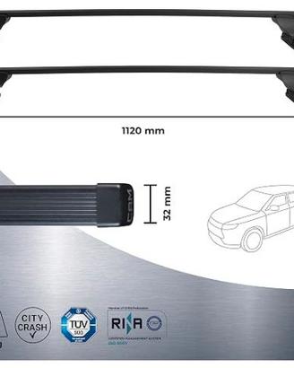 Barre Portapacchi auto Citroen C3 - PEUGEOT 208