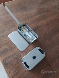 2 sterilizzatori 1 siringa vintage con 4 aghi