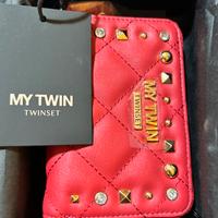 Portafoglio  rosso ciliegia twin set