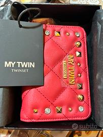 Portafoglio  rosso ciliegia twin set