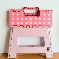 Sgabello alzatina rosa nuovo