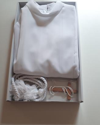 vestito bambino/a saio prima comunione 